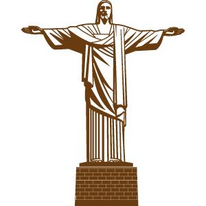 Jesus 巨大耶穌雕像 壁貼 基督教 天主教 聖母瑪利亞 裝飾 保平安 十字架聖經 卡典西德卡點稀德 電腦刻字 割字