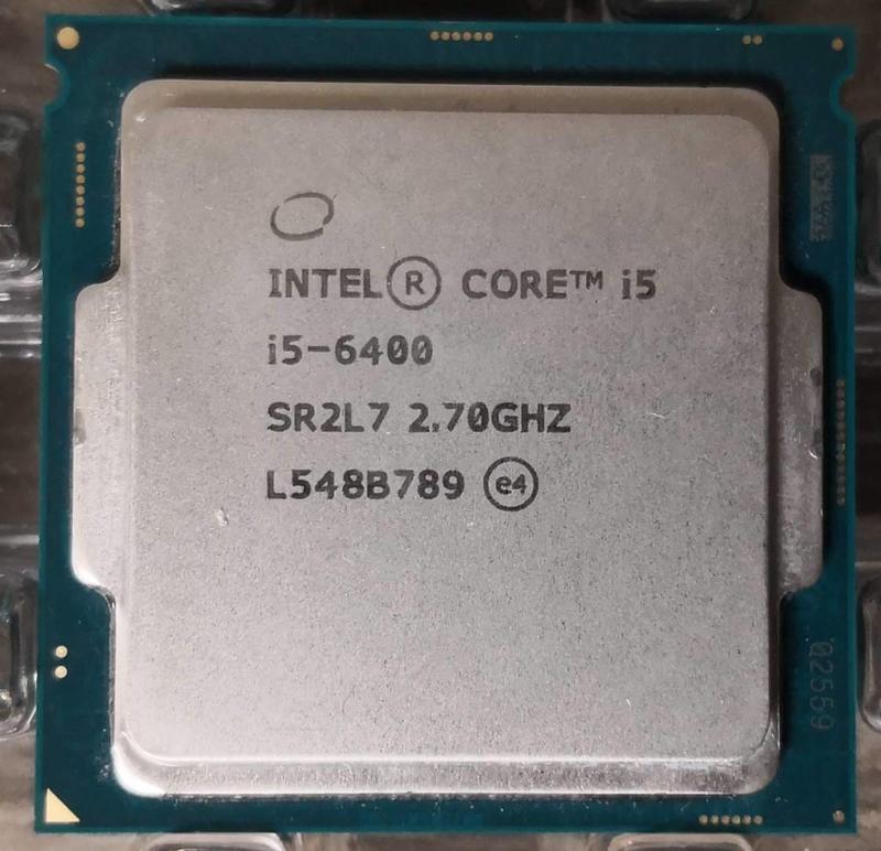 售 Intel(六代) 1151 i5 6400 @過保良品@ 含原廠鋁底風扇