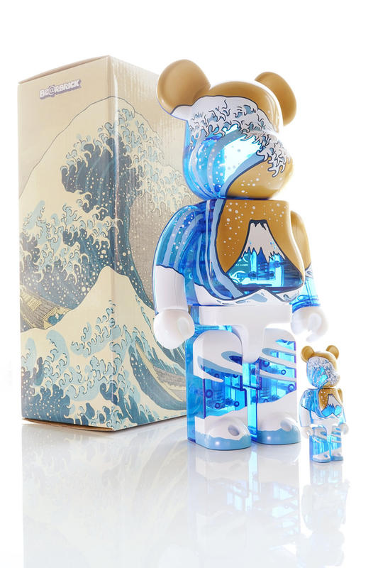 神奈川沖浪裏』葛飾北斎Fujisan 400%+100% Be@rbrick 富士山kaws 中村