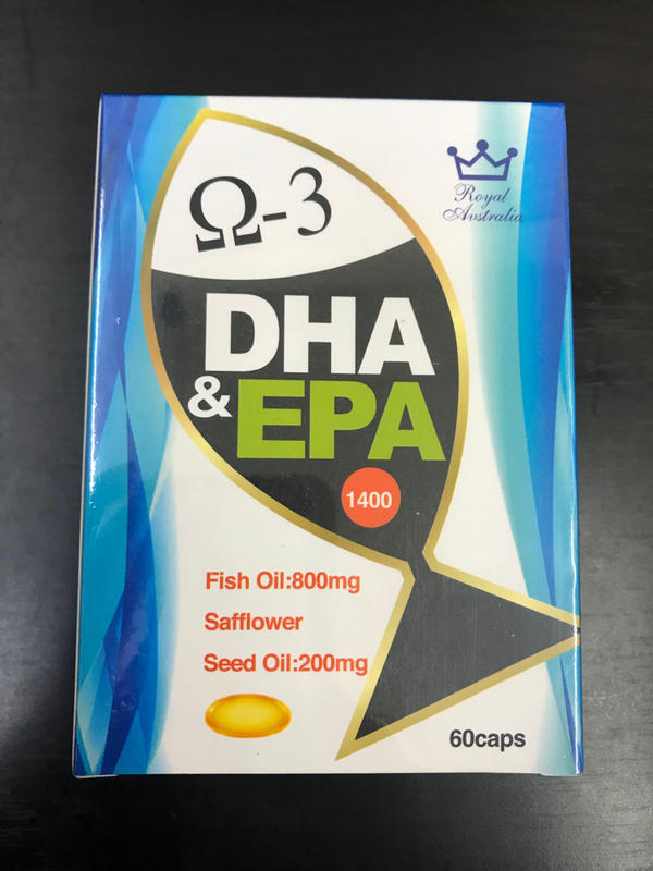 澳洲皇家魚油膠囊  DHA&EPA  60粒