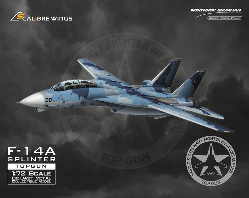 【模王 預購】Calibre Wings F-14 F14 TOP GUN 假想敵 塗裝 比例 1/72 合金完成品