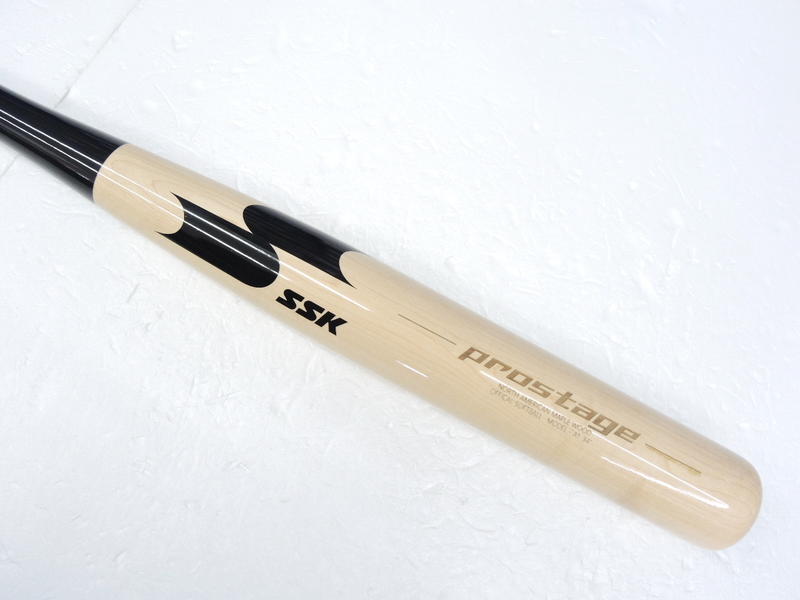日本品牌 SSK PROSTAGE ~ 北美硬式楓木 慢速壘球棒 正常握把(PS880-A1)原木/黑