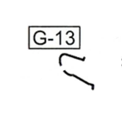 WE G17/G18C/G23/G26/G34/G35 GEN3/GEN4 共用滑套釋放鈕彈簧(#G-13)~17626