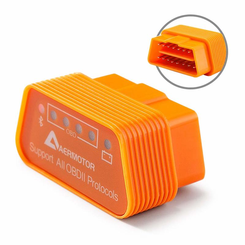 Aermotor ELM327 Bluetooth 4.0 OBD2 診斷器 支援 安卓 iOS PC 水溫 電壓 油溫
