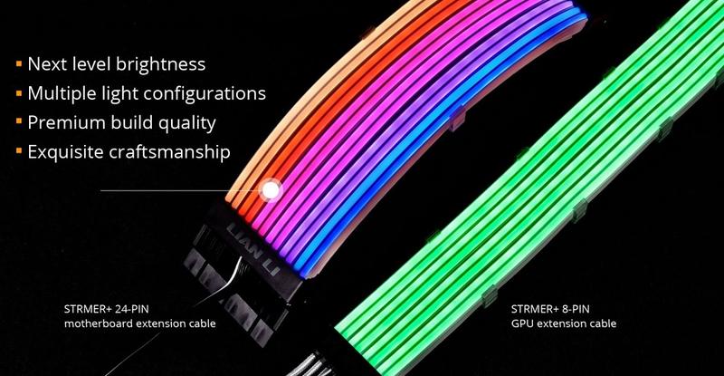 【熊讚電腦】全新 聯力 LIANLI Strimer Plus V2 ARGB 發光線 主機板 24pin 8pin