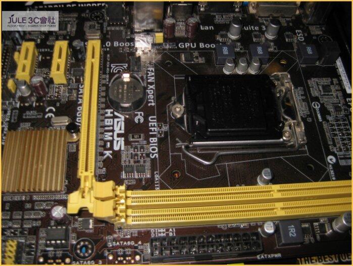 JULE 3C會社-華碩ASUS H81M-K H81/DDR3/EPU/iGPU/UEFI/良品/1150 主機板