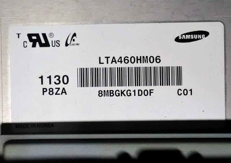 中華聯網 LED-SP-46-FH-01 燈箱LTA460HM06拆賣(自取),有保固(台南仁德)