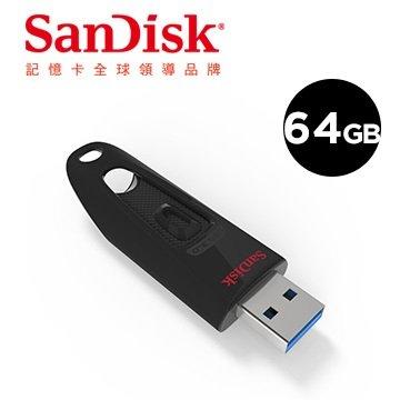 <SUNLINK>Sandisk  CZ48 64G Ultra  64GB USB3.0 高速 隨身碟 公司貨