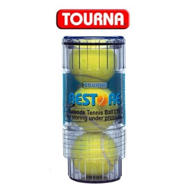 【威盛國際】TOURNA  網球 壓力罐 (3顆裝)  加壓保存罐 高質感透明 延長網球彈性壽命 美國大廠 熱銷款