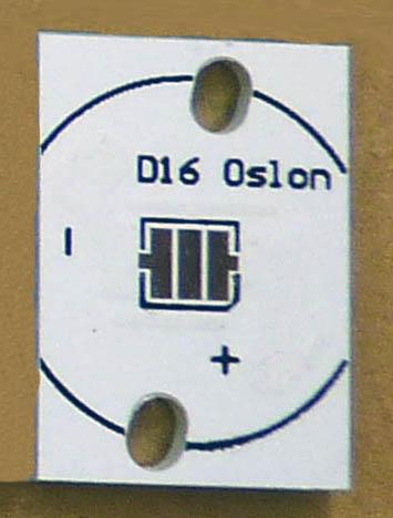 DIY LED套件鋁基板 OSLON CP7P 20x14 mm NG品 No.38