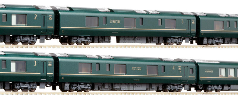 KATO火車收藏》KATO 10-1570 87系「TWILIGHT EXPRESS 瑞風」 10両 