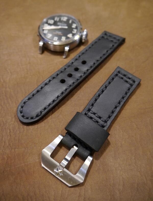 KH手工皮革工作室 錶帶訂製(不含錶面)牛皮表帶 傳統式皮革錶帶 18mm 20mm 22mm全手工縫線手圍大小量身訂作