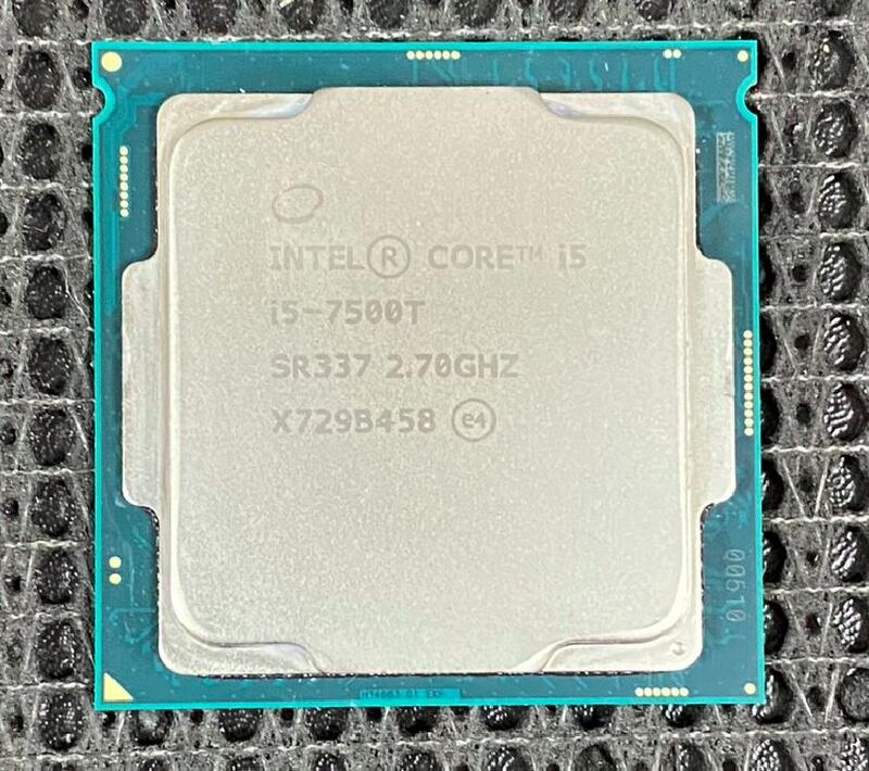 樺仔二手電腦】Intel Core i5-7500T 正式版CPU 3.3G 1151腳位四