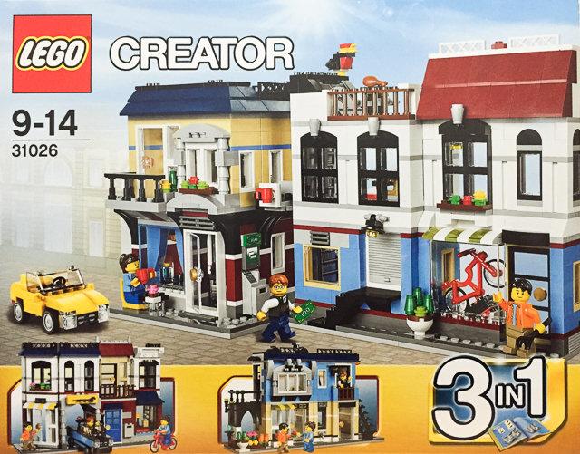 LEGO 樂高-31026-創意系列－咖啡廳與腳踏車店