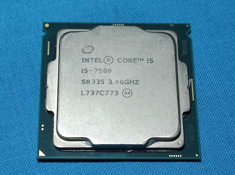 Intel Core i5-7500 3.4G/6M/有內顯/1151腳位正式版第七代CPU 良品