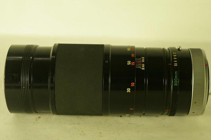 Canon--FD--手動對焦定焦望遠鏡頭 (300/5.6) Canon- FD 接環
