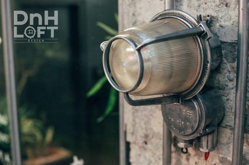 【DnH】電火 歐洲防爆老件 德國甲板壁燈(拋光銀) 工業風 復古風 裝飾 收藏