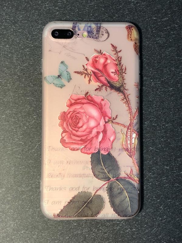 [Aphrodite] Apple iPhone 帶刺玫瑰 浮雕彩繪手機殼-iphone6、iphone7&8Plus