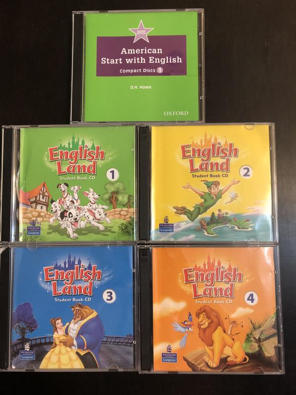 English Land Student Book CD (A+B)--1-4 | 露天市集| 全台最大的網路