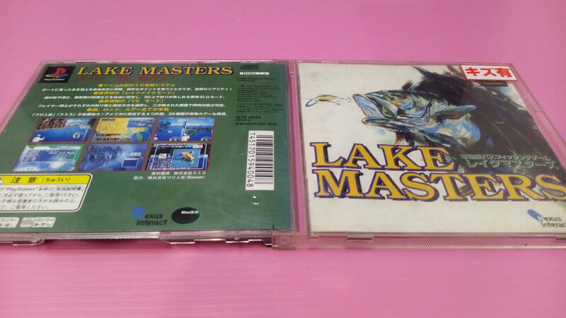 海 出清價! PS2 可玩 PS PS1 2手原廠遊戲片 模擬 釣魚 巴斯釣魚 湖釣之王 LAKE MASTERS