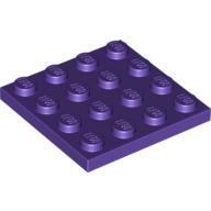 全新LEGO樂高深紫色薄板【3031】Plate 4x4 (P12) 6109819