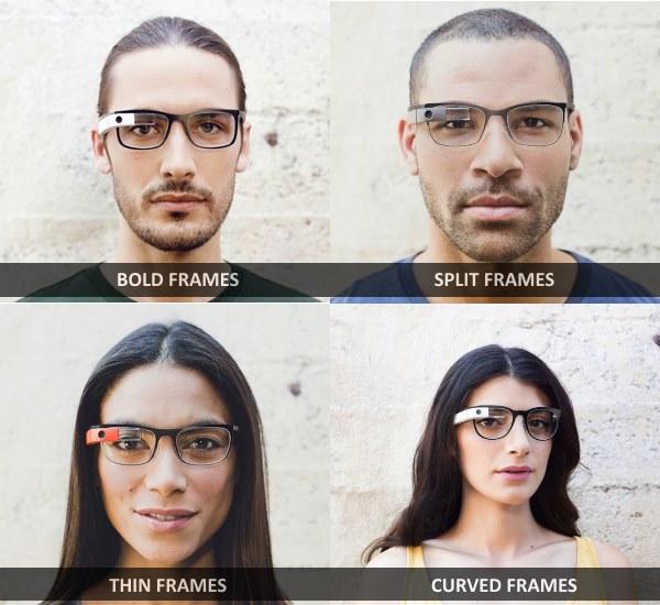 THIN SPLIT BOLD CURVE四種可選※台北快貨※全新Google Glass Frame 谷歌眼鏡專用鏡架