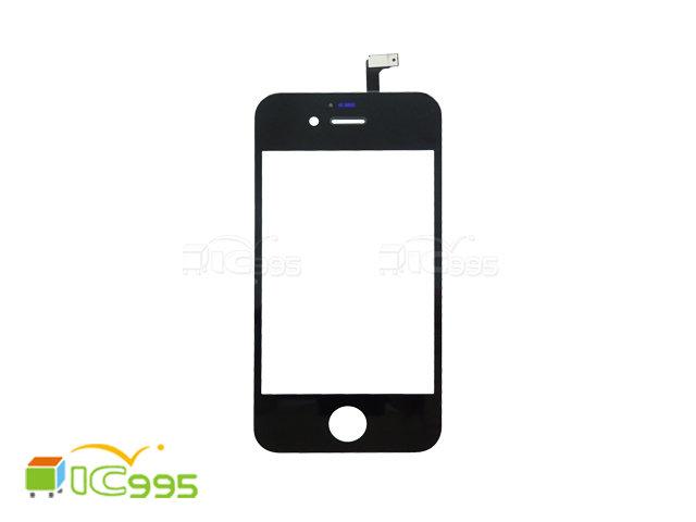 <ic995> 蘋果 Apple iPhone 4 4s 觸控 鏡面 蓋板 面板 帶排線外屏 (黑色) #0232