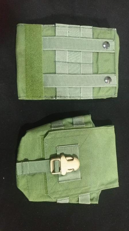 全新品 EAGLE 製造 軍綠色 美軍特戰規 MOLLEI全新5.56 mm6彈筴袋(M16.M4.100發鏈袋)1個
