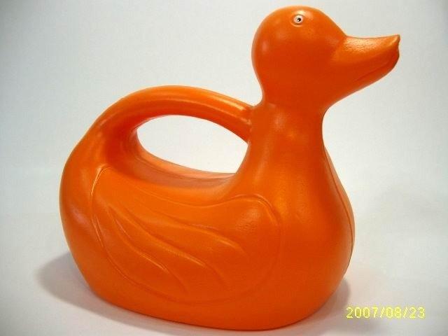 鴨子造型澆水壺-橘色