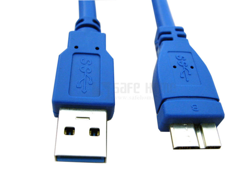 SAFEHOME USB 3.0 延長轉接線 20公分 A 公對 micro B 公 CU2401