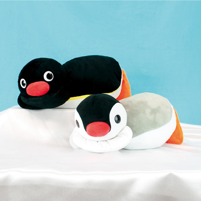 【綠之畔】現貨 代理版 FuRyu 景品 企鵝家族 Pingu&Pinga 趴式大玩偶 兩款一套