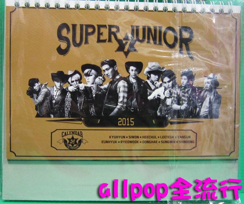 ★allpop★ Super Junior [ 2015 MAMACITA 桌曆 ] 現貨 韓國進口 SJ SS7 年曆