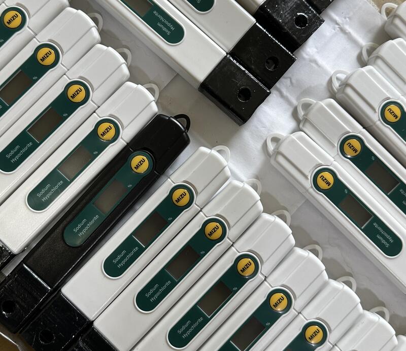 美潔 CL-4 高濃度漂白水濃度測試計,榮獲中華民國專利與美國專利