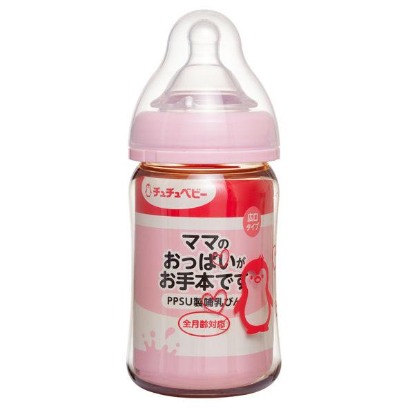 CHUCHU啾啾-經典寬口徑PPSU奶瓶160ml【日本製】CHU99447