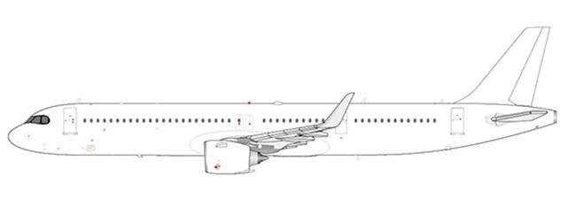 鐵鳥俱樂部 JC Wings 1/200 Airbus A321NEO Blank