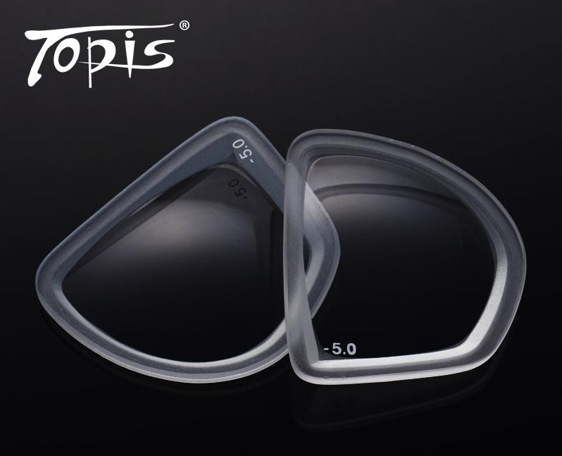 【旅遊生活】台灣 TOPIS M220 鋼化玻璃近視鏡片(一對) 度數 浮潛面鏡 潛水面鏡 浮潛面罩 蛙鏡 兒童