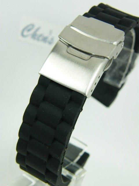【錶帶家】20mm多種不銹鋼單折扣矽膠錶帶膠帶替代 勞力士Rolex,香奈兒Chanel J12