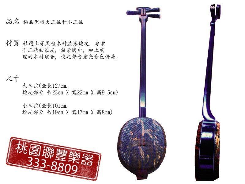 大三弦 蛇皮胴 ケース付き　三弦　中国楽器 楽天 大三弦 ブランド品専門の 蛇皮胴 中国楽器 三弦 ケース付き