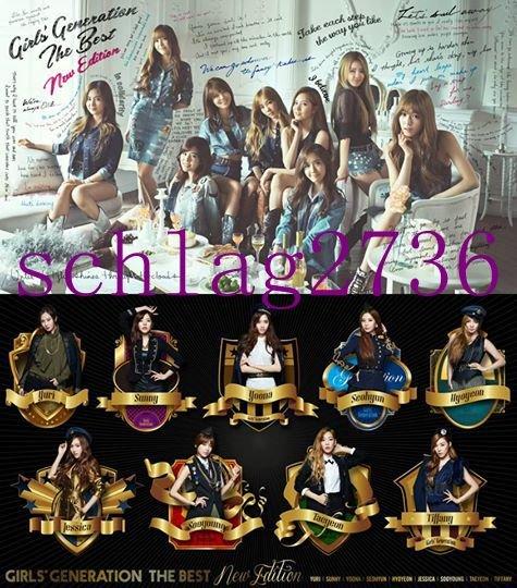 代購少女時代GIRLS' GENERATION THE BEST New Edition 通常盤日本原版