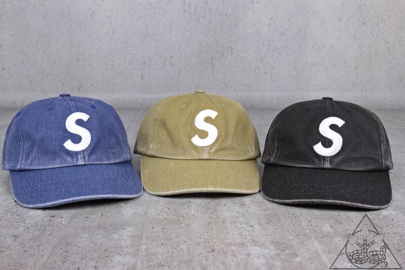 HYDRA】Supreme Pigment Canvas S Logo 6-Panel 水洗老帽【SUP567