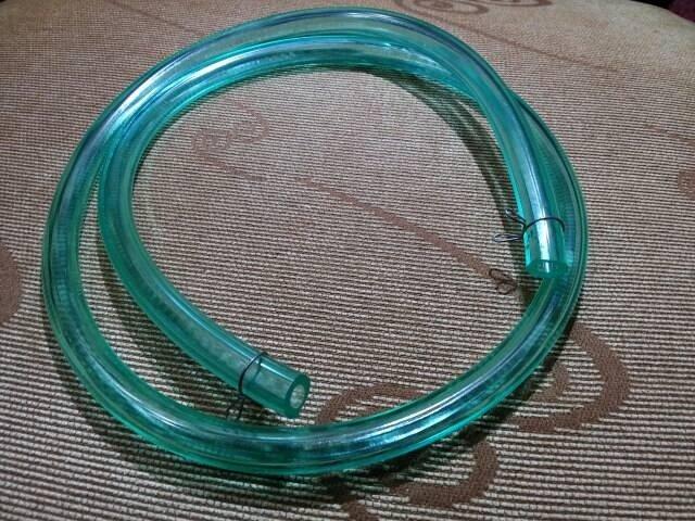 HOSE ( 6*12*100cm )全新透明綠色汽油管 化油器油管 幫浦油管 配油管  農機油管 吸油管 輸油管
