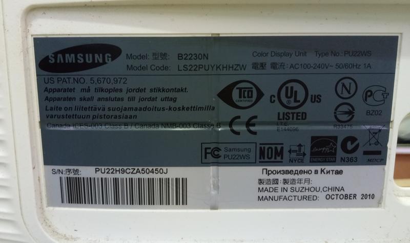 軒林-附發票 三星 B2230N零件拆賣 主機板 電源板 屏線 按鍵板 #L022