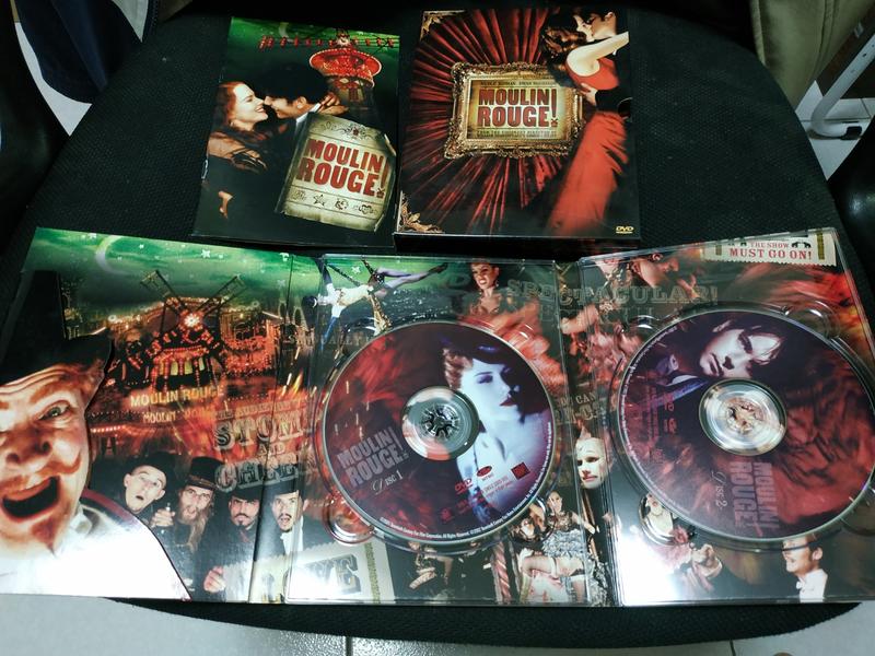 絕版收藏 紅磨坊 Moulin Rouge 紙盒雙碟精裝版DVD 福斯原廠正版公司貨