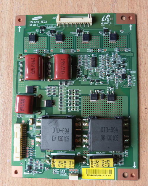 大同V55U600/ SSL550-3E2A REV0.2背光驅動板