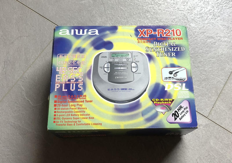 **五六年級生的最愛** AIWA 愛華 XP-R210 CD隨身聽 Walkman