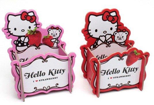 不正常玩具研究中心  現貨 Hello Kitty kt 凱蒂貓 草莓 置物架  多功能置物架 任選 2入1組