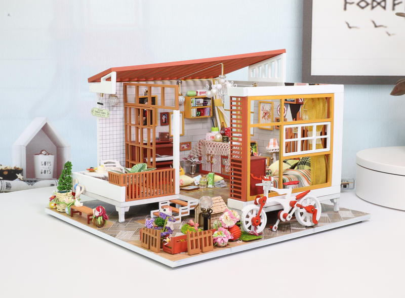 【酷正3C】A004如幻如夢→ DIY小屋 袖珍屋 娃娃屋 模型屋 材料包 玩具娃娃住屋 手做工藝 拼裝房子