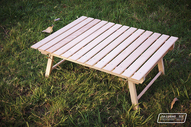 全新出清【TB-017】嘉隆 台製櫸木折合桌(含收納袋) 折疊桌 露營桌 野餐桌 木桌
