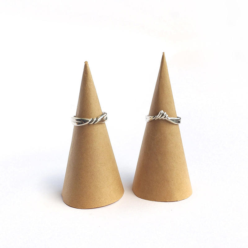 日本 YAMACO 純銀緞帶造型戒指 | 日本 925銀 手作 GEM系列