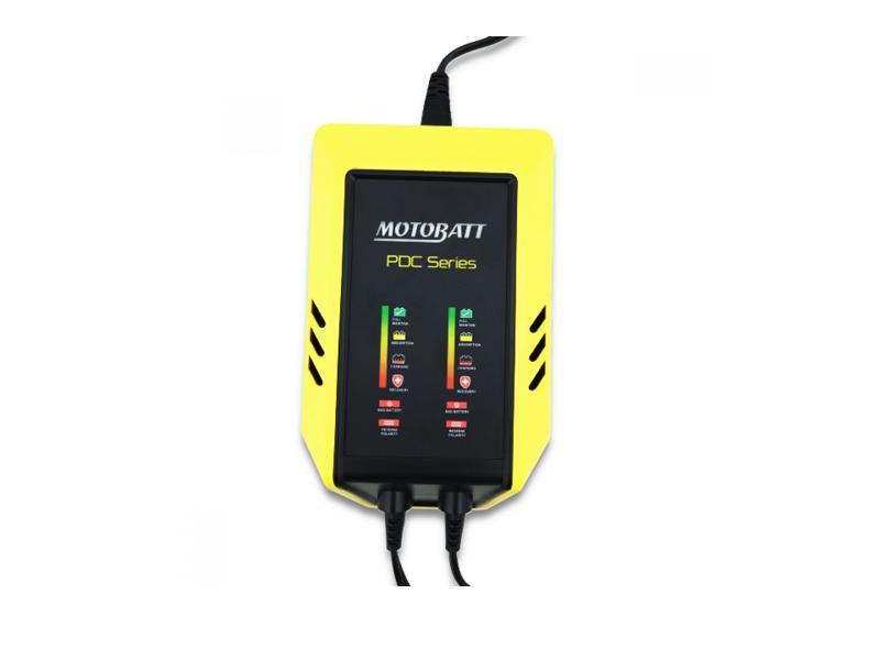 MOTOBATT 黃色電力 一對二充電器 電瓶充電器 電池 7號 9號 12號 14號 智慧型防水充電器